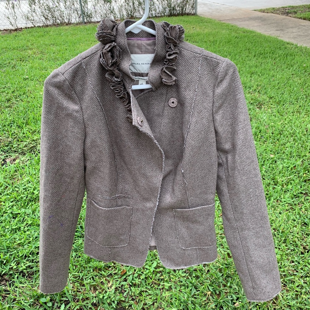 Tweed Blazer in grey